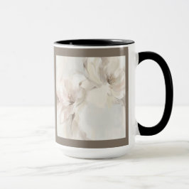 "Abstrakt blomster" Mugg