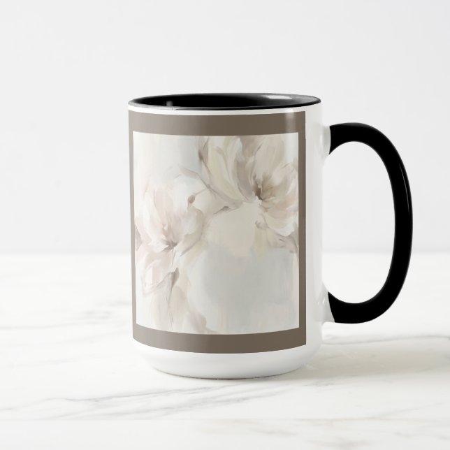 "Abstrakt blomster" Mugg (Höger)