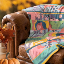 Abstrakt blomsterpatchwork