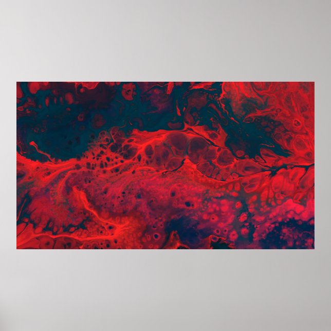 ABSTRAKT BLOOD VEIN POSTER (Framsidan)