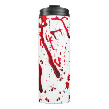 Abstrakt Bloody Splatter och handavtryck