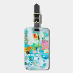 Abstrakt Blue Bagagebricka