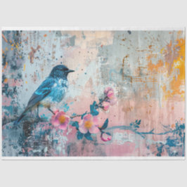 Abstrakt Blue Bird på en bakgrundssida för Limb De