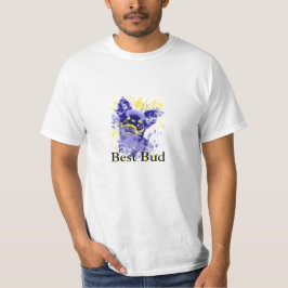 Abstrakt Blue Chihuahua T-Shirt