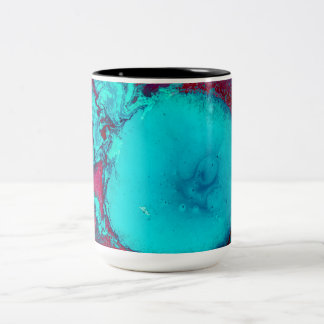 Abstrakt Blue Coffee Mugg