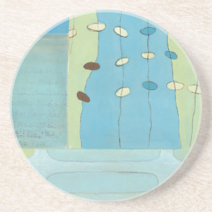 Abstrakt Blue Egg Parad Underlägg