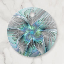 Abstrakt Blue Grönt Butterfly Fantasy Art Anpassni