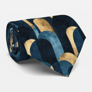 Abstrakt Blue Guld Slips