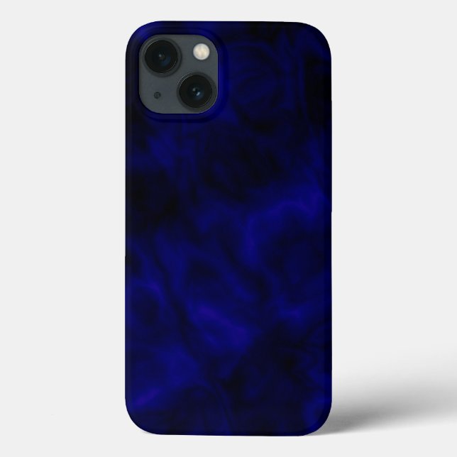 Abstrakt Blue iPhone Tuff Fodral (Baksida)