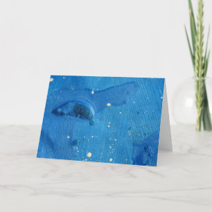 Abstrakt Blue Kort