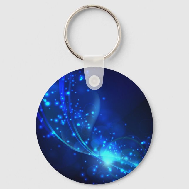 Abstrakt-Blue-Light-Background-Vector-Graphic ABST Nyckelring (Framsida)