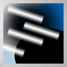 Abstrakt Blue med ljusstrålar AP0005