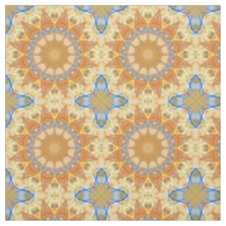 Abstrakt Blue och Gult - Geometric Tyg