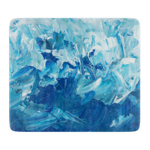 Abstrakt Blue Paint Vinkar