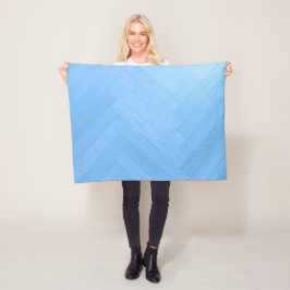 Abstrakt Blue Wood Golv Board | Fleece Blanket