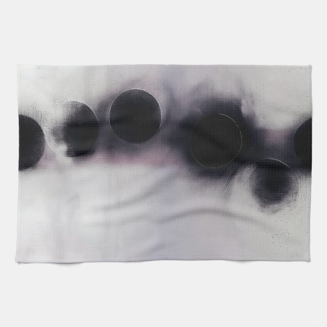 Abstrakt Blush Orbit Kökshandduk (Horisontell)