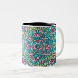 ABSTRAKT BOHO FESTIVE MANDALA MÖNSTER MUGG