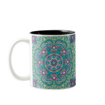 ABSTRAKT BOHO FESTIVE MANDALA MÖNSTER MUGG