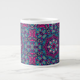 ABSTRAKT BOHO FESTIVE MANDALA MÖNSTER MUGG JUMBO MUGG
