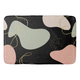 Abstrakt Boho Geometric Shapes Mönster Badrumsmatta