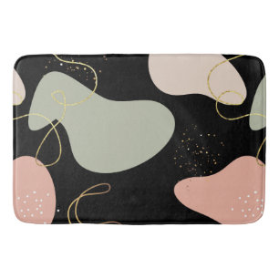 Abstrakt Boho Geometric Shapes Mönster Badrumsmatta