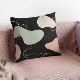 Abstrakt Boho Geometric Shapes Mönster Kudde