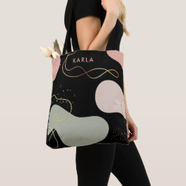 Abstrakt Boho Geometric Shapes Mönster Tygkasse