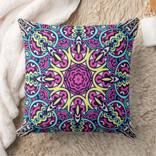 Abstrakt Boho Mandala Mönster Kudde