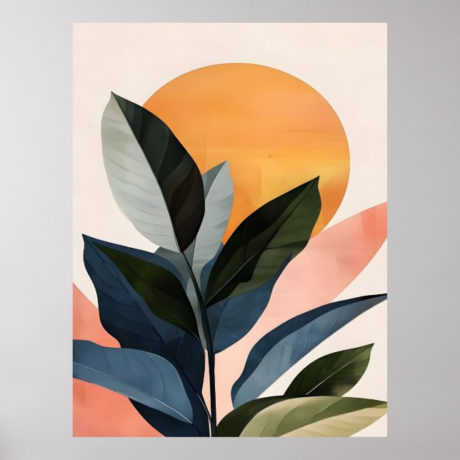 Abstrakt Boho Modern Clip Art Printable Bundle - Poster (Framsidan)