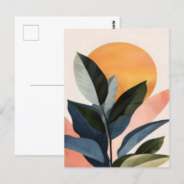 Abstrakt Boho Modern Clip Art Printable Bundle - Vykort