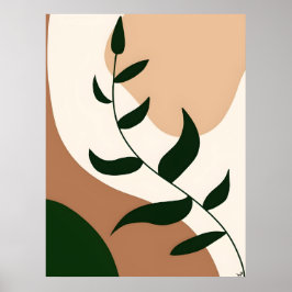 Abstrakt Boho och Modern Clip Art Printable 2026 Poster