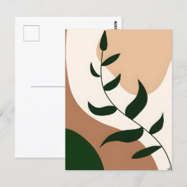 Abstrakt Boho och Modern Clip Art Printable 2026 Vykort