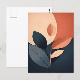 Abstrakt Boho och Modern Clip Art Printable Vykort