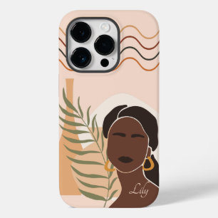 Abstrakt Boho Woman Illustration , Boho Chic