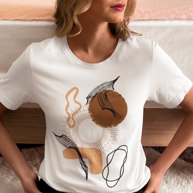 Abstrakt Boho Women Illustration , bohemian boho T Shirt (Skapare uppladdad)
