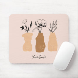 Abstrakt Boho Women Illustration , Earthy Tones Musmatta
