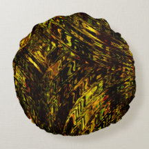 Abstrakt, böjda band i gyllene gröntar och mörkast