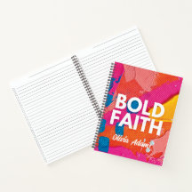 Abstrakt Bold Faith To-Do Checklist-anteckningsbok