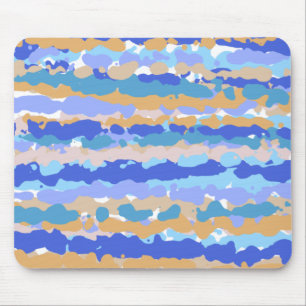Abstrakt Bold Graphic Blue Teal Orange Caramel Musmatta
