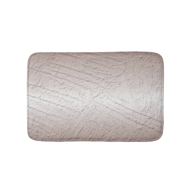 Abstrakt borstad metallisk struktur badrumsmatta (Framsidan)