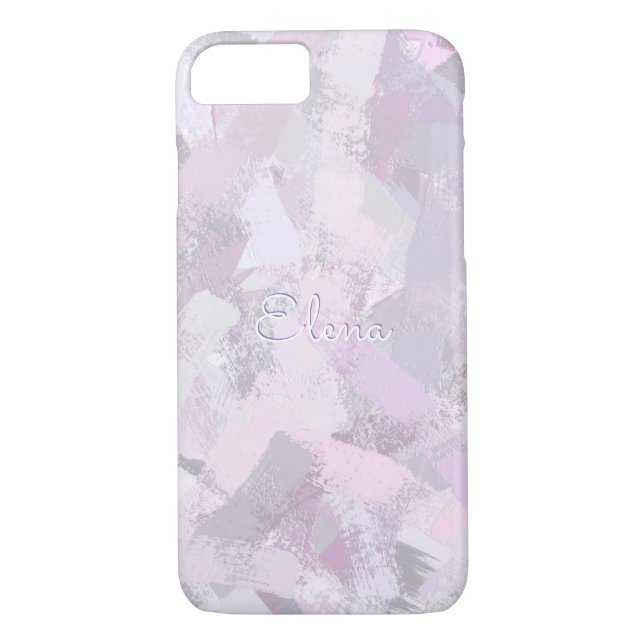 Abstrakt borstar slår struktur. Namn Case-Mate iPhone Skal (Baksida)