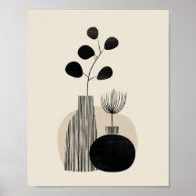 Abstrakt botanisk illustration