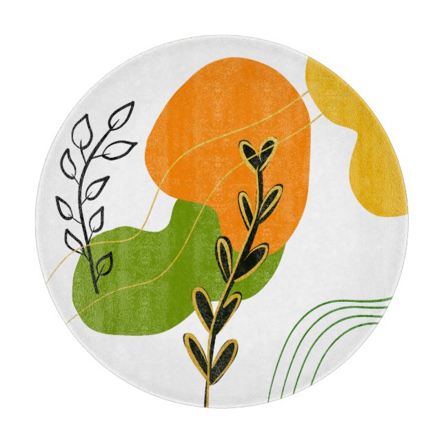 Abstrakt Botaniska Löv (Framsidan)