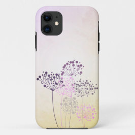 Abstrakt botaniska teckning iphone case