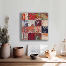 Abstrakt Botaniskt Canvastryck