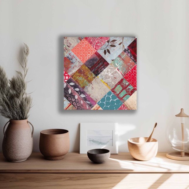 Abstrakt Botaniskt Canvastryck (Skapare uppladdad)