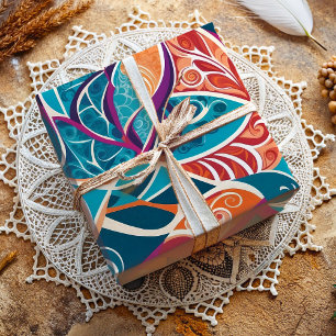 Abstrakt Botaniskt tropiskt gift för designern Presentpapper
