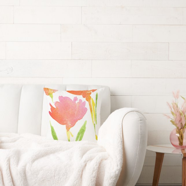 Abstrakt Bouquet of Mixed Flowers 2 Kudde (Soffa)