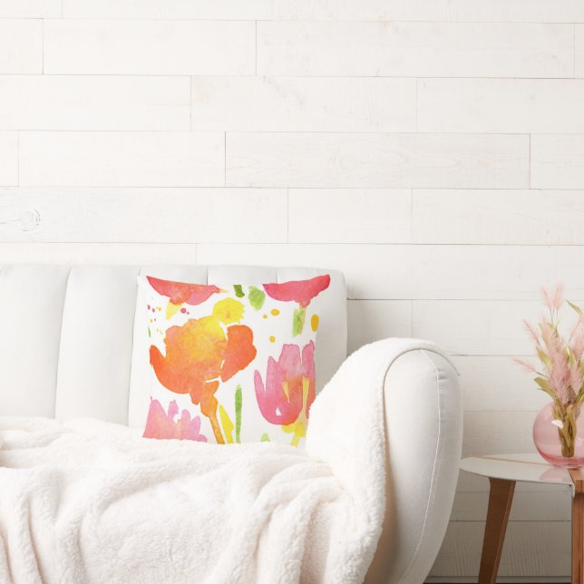 Abstrakt Bouquet of Mixed Flowers 4 Kudde (Soffa)