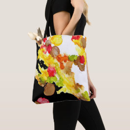 "Abstrakt Bouquet" Tote Bag Tygkasse